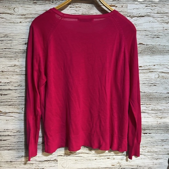 Zara  Knit pink sweater size medium - Picture 6 of 7
